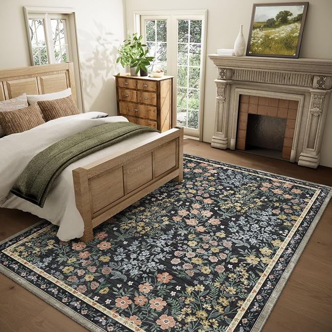 Washable Living Room Area Rug: 8x10 Rugs