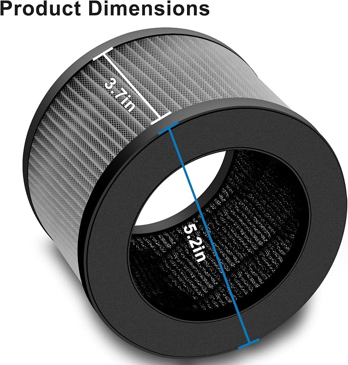 2 Pack MK01 MK06 Air Filter Replacement Compatible