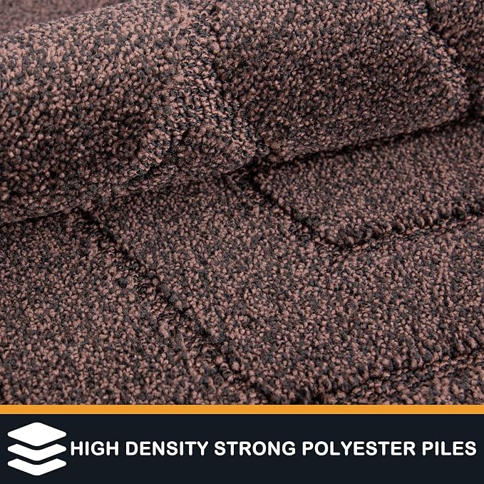 PURRUGS Easy Care Area Rug 4.5ft x 7ft, Non-Slip Machine Washable Entry Rug