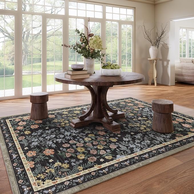 Washable Living Room Area Rug: 8x10 Rugs