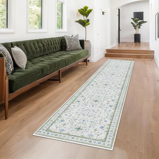 Hazo Haus Oushak 3x10 Wide Hallway Runner Rug
