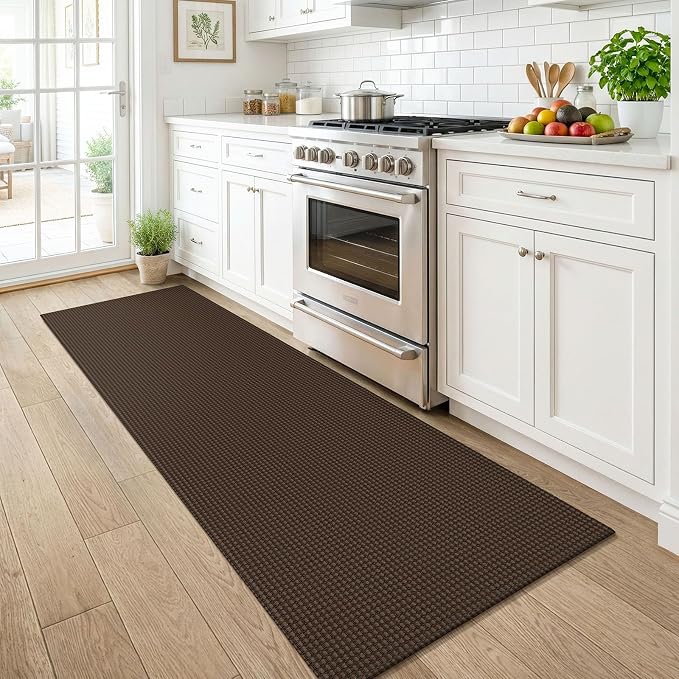 KOZYFLY Runners for Hallways 2x6 ft Washable Kitchen Runner Non Slip Rubber