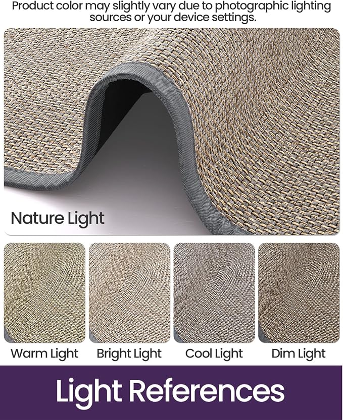 DEXI Ultra Thin Entryway Indoor Door Mat 24x36, Non Slip Rubber Backing Inside