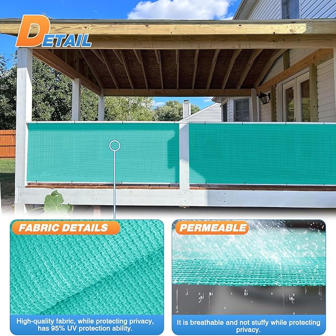 TANG Sun Shade Fabric Roll 8'x65' Shade Cloth