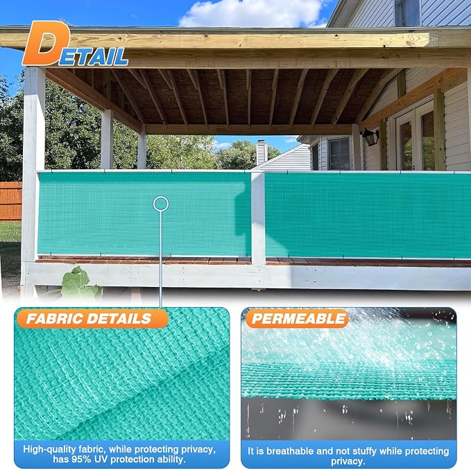 TANG Sun Shade Fabric Roll 8'x96' Shade Cloth