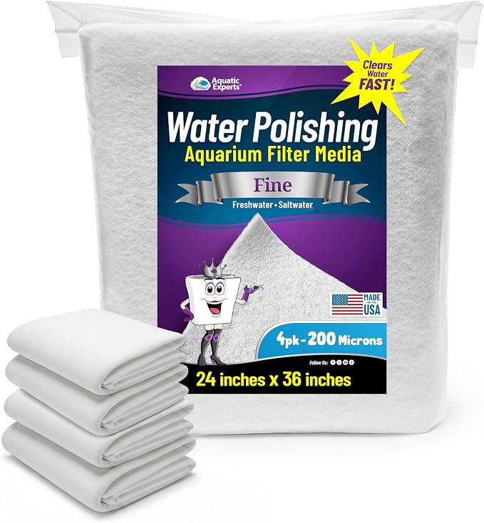 Aquatic Experts Aquarium Polishing Filter Pad, Water Polishing Pad