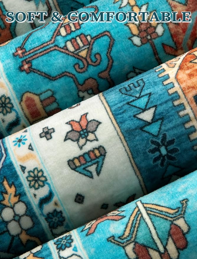 SERISSA Boho Kitchen Runner Rug, 3x7 Washable Non-Slip Runner Rug