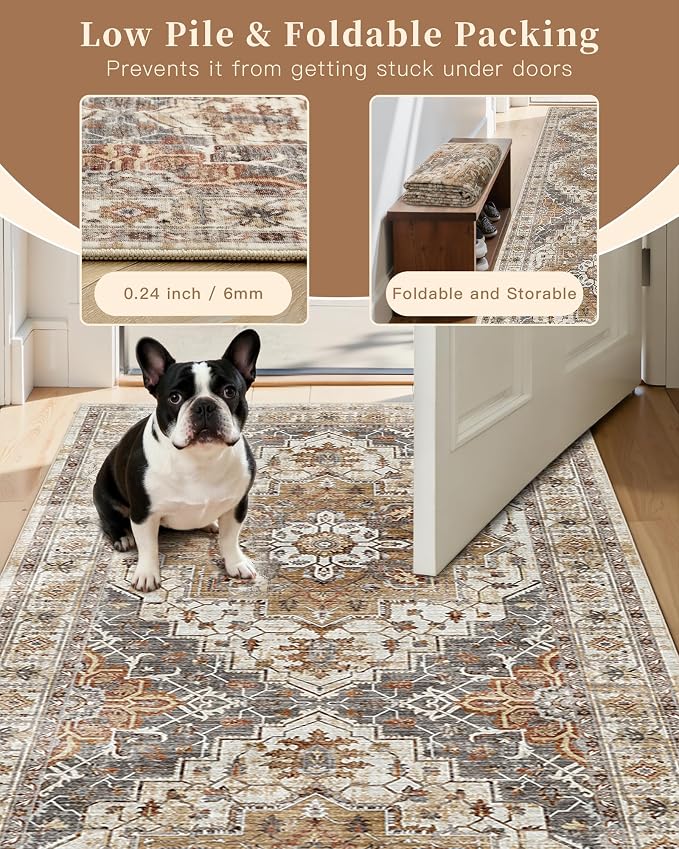 Madane Washable Runner Rug