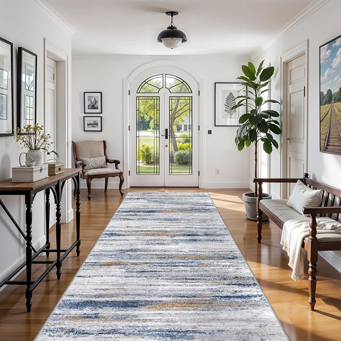 Large Runner Rugs for Hallway 4x16: Non-Slip Washable Wide Carpet