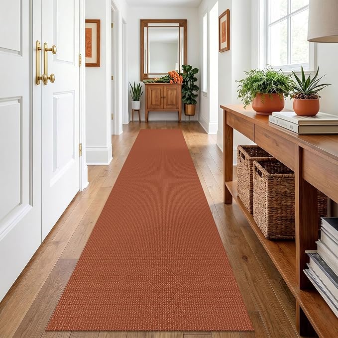 IOHOUZE Washable Runner Rug 2x12 Non Slip Rubber Backed Extra Long Hallway