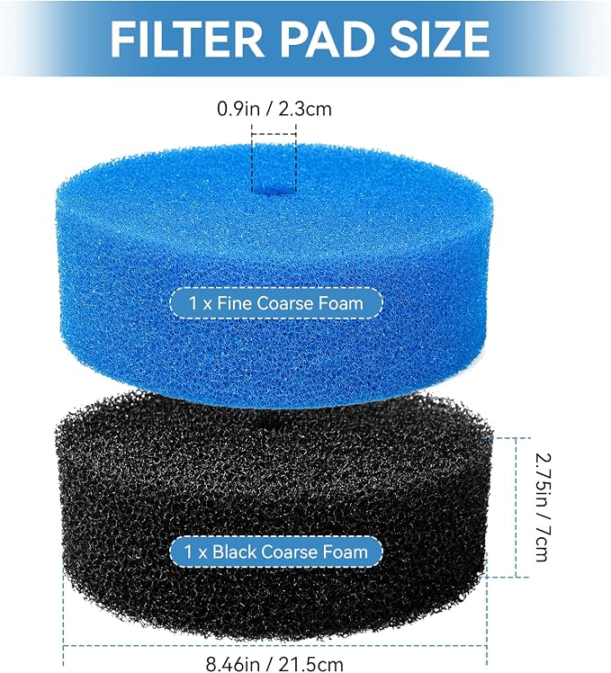 Pond Filter Replacement Pads for FP900 & FP1250UV Pressurized Pond Filter
