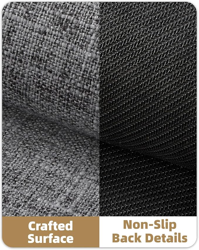 Color&Geometry Ultra Thin Indoor Door Mat 24"x36", Non Slip Rubber Backed Dirt