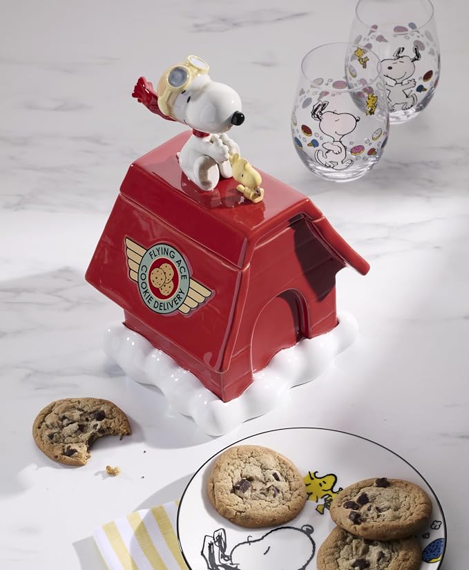 Lenox Chef Snoopy Figural Cookie Jar