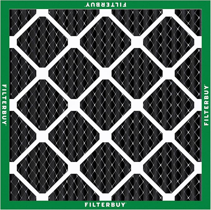 Filterbuy 10x10x1 Air Filter MERV 10 Odor & Allergy Defense