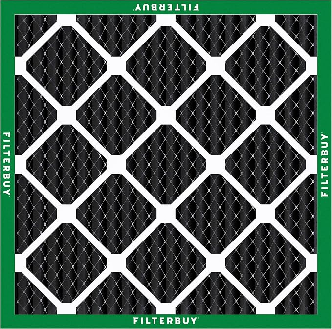 Filterbuy 14x14x1 Air Filter MERV 10 Odor & Allergy Defense