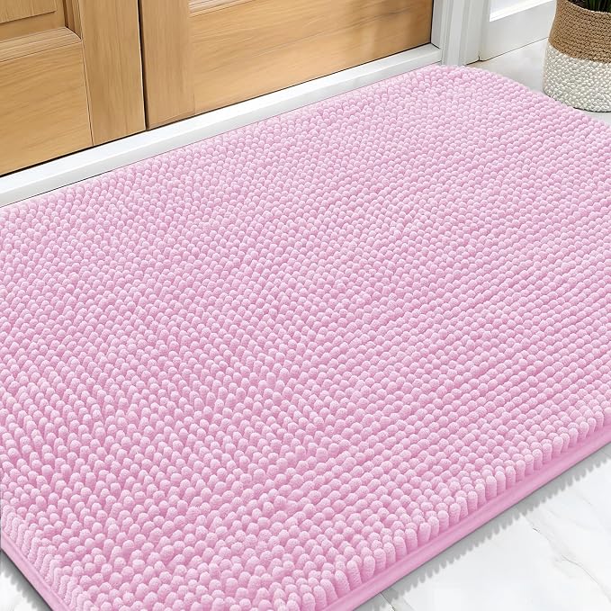 OLANLY Dog Door Mat for Muddy Paws 32x20, Absorbs Moisture and Dirt, Absorbent