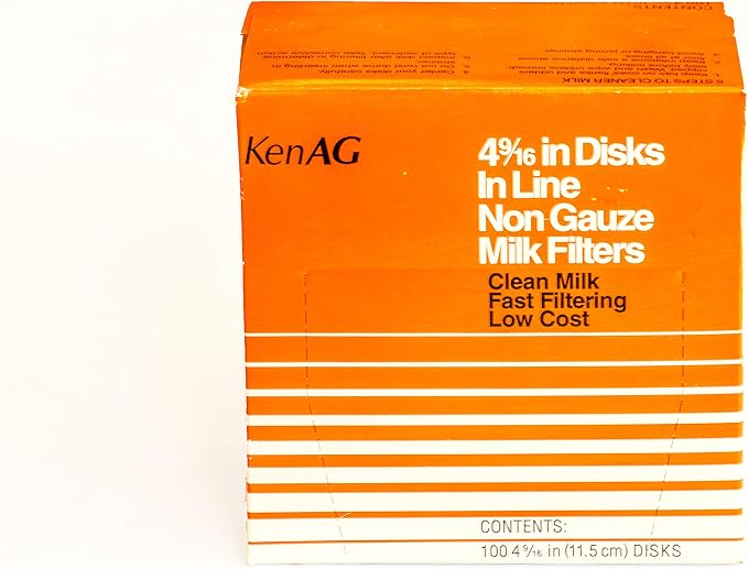 Kenag Milk Filter Disks 4-9/16"