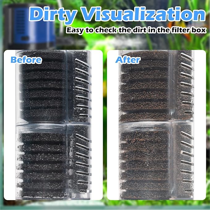 TARARIUM Aquarium Filter Powerful 260GPH