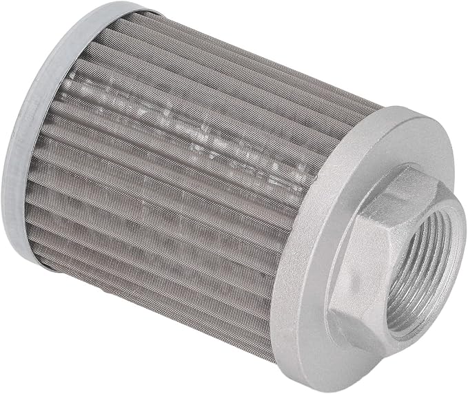 WALFRONT Hydraulic Suction Filter Stainless Steel Oil Filter 40LMin Rate