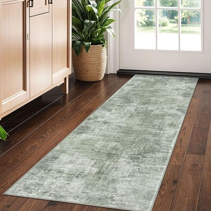 IOHOUZE Abstract Runner Rug 2x5 Ft Washable Runners