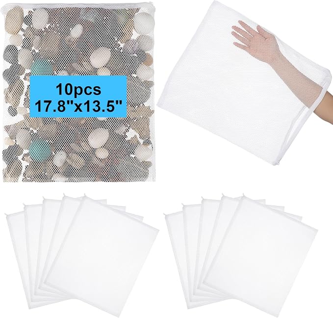Abbylike 10pcs Large Filter Media Bags