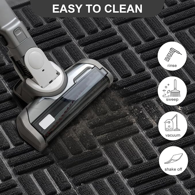 Mibao Front Door Mat, Heavy Duty Durable Welcome Mat