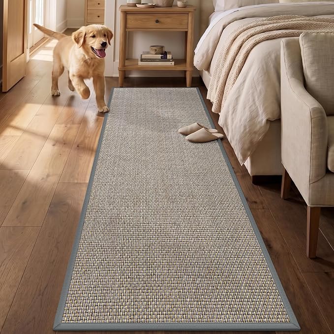 DEX Hallway Runner Rug 2x6, Non Slip Rubber Backing Inside Entryway Carpet