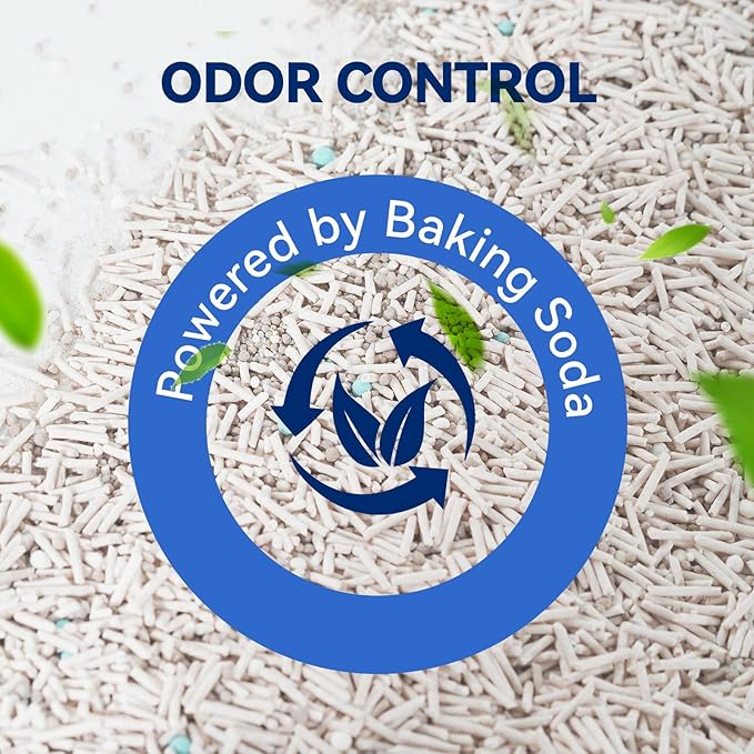 OPET Tofu Mixed Mixed Cat Litter - 36 LBS, Natural Sustainable Ingredients Quick Clumping Cat Litter, Flushable, Superior Odor Control, 99.9% Dust Free Kitty Litter (36 pounds, Fresh)