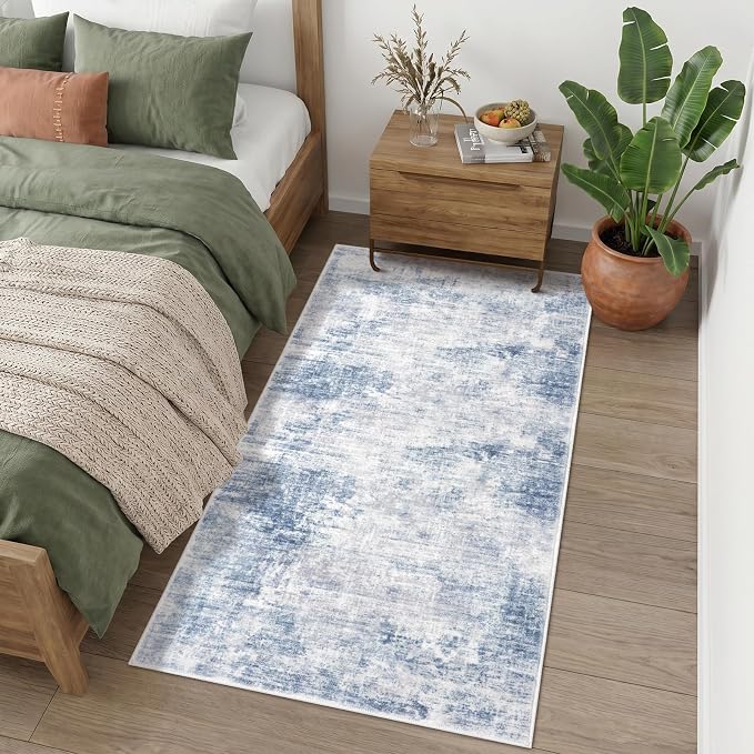 IOHOUZE Abstract Runner Rug 3x6 Ft Washable Runners