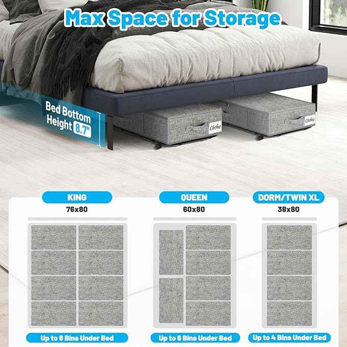 Large Sturdy Under Bed Storage