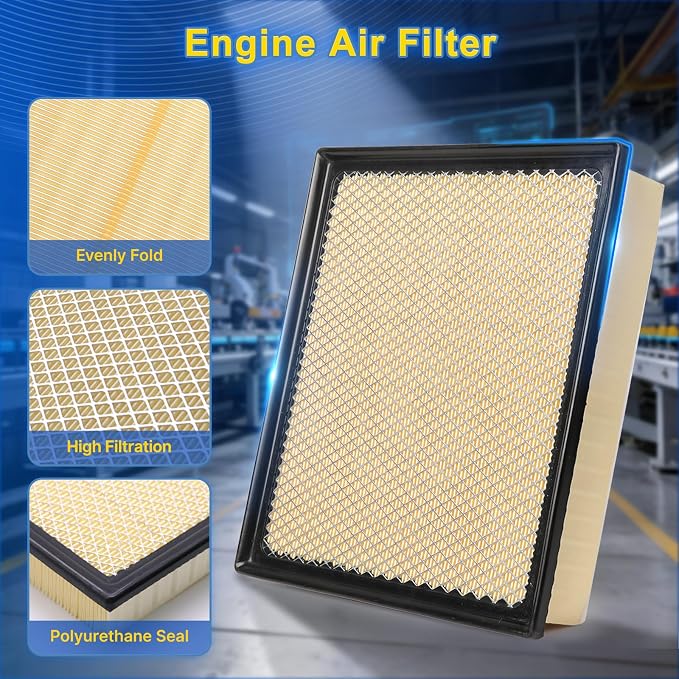 Cabin & Engine Air Filter Kit for 2016-2023 Tacoma 3.5L