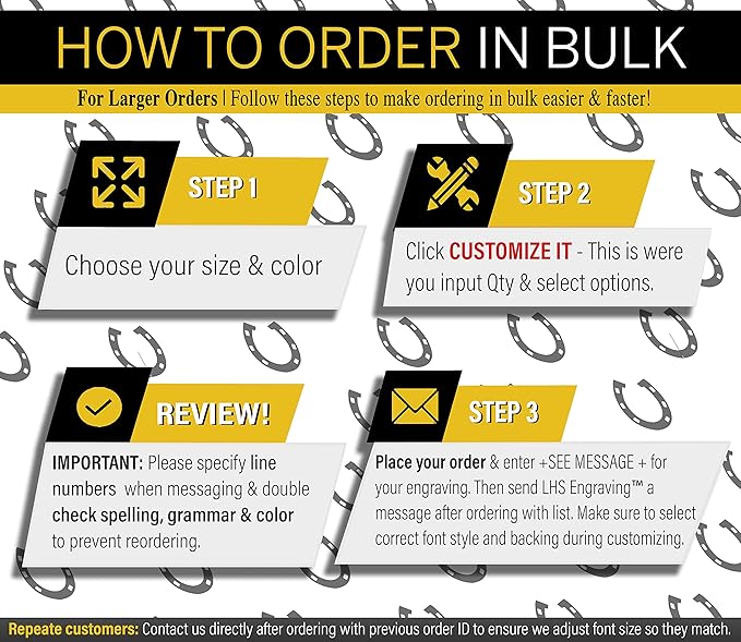 Horse Stall Name Plate, 2x8 Personalized Stall Signs, UV Protected, All Weather Adhesive, Hanging, Mounting or Other, Burlwood Plastic Gold Letters - Made in USA - N2