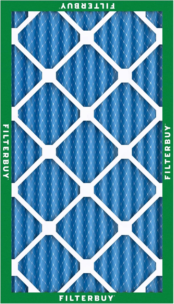 Filterbuy 14x25x2 Air Filter MERV 13 Optimal Smoke & Allergy Defense,