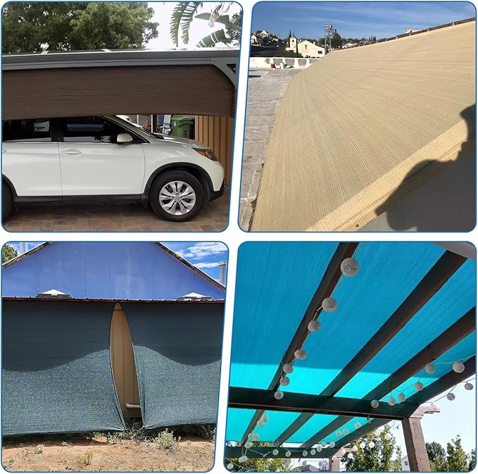 TANG Sun Shade Fabric Roll 8'x39' Shade Cloth
