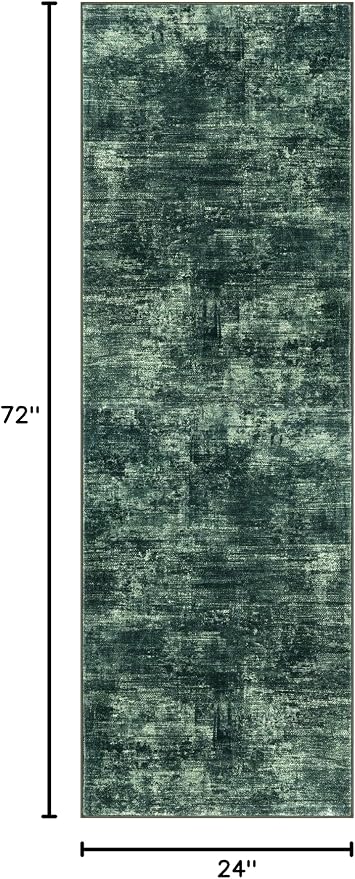 IOHOUZE Abstract Runner Rug 2x6 Ft Washable Runners