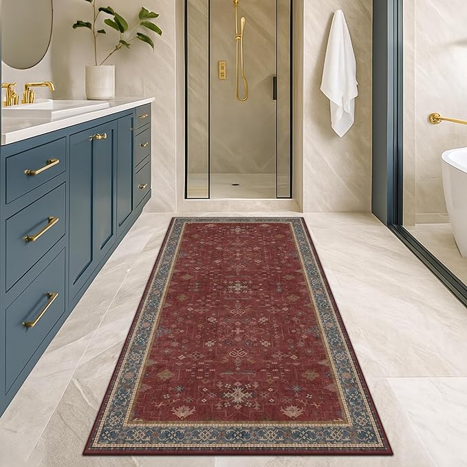 Boho 2x5 Small Kitchen Runners Rugs Non Slip