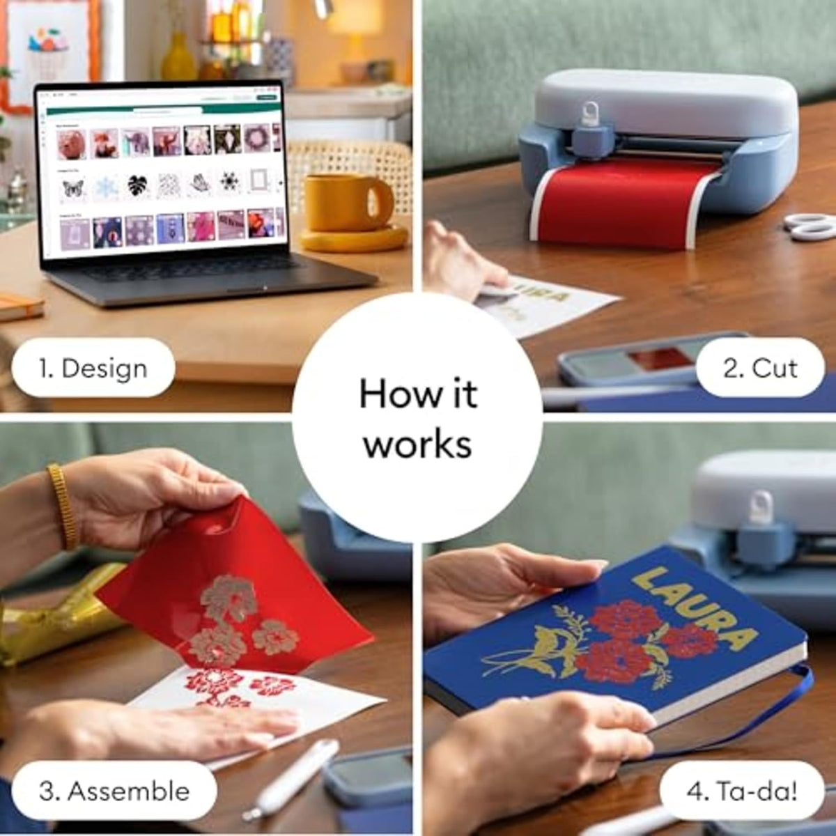Cricut Joy™ 2 Essential Bundle + Digital Content, Blue