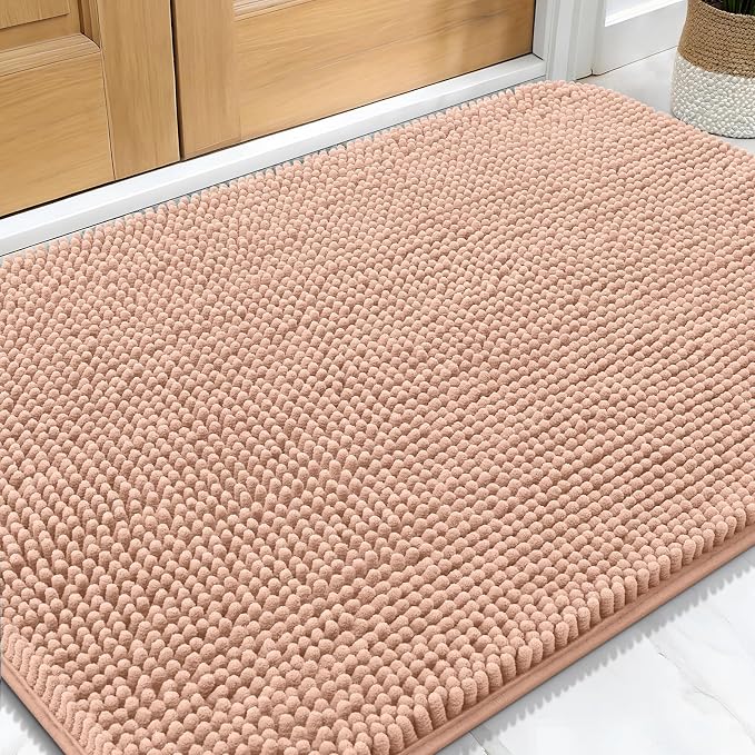 OLANLY Dog Door Mat for Muddy Paws 32x20, Absorbs Moisture and Dirt, Absorbent