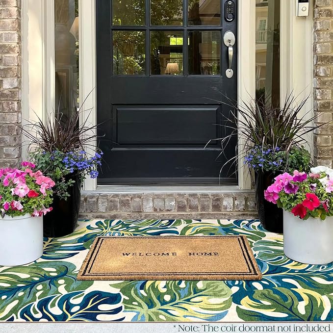 3x5 Botanical Entry Rug