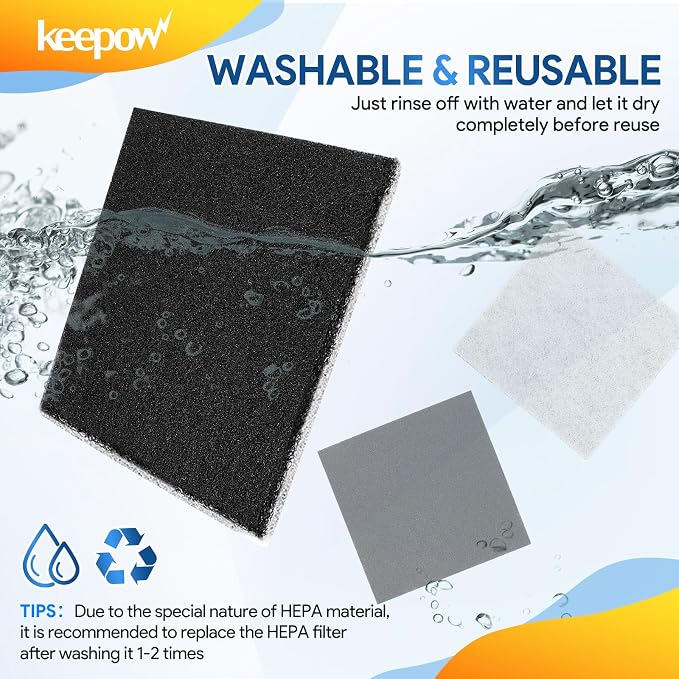KEEPOW CF-1 Hepa Filter Replacement Compatible