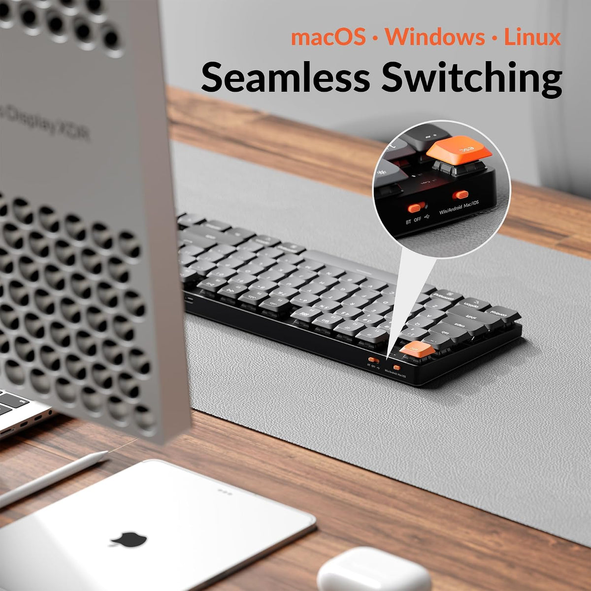 Keychron K5 Version 2 Wireless Bluetooth Low Profile Mechanical Keyboard