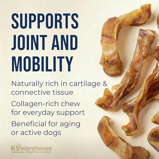 K9warehouse Pig Ears Strips - 32oz USA Packed - Natural Bulk Pig Ear Slivers - Treats Made of 100% Pure Pork - Alternative to Rawhide Chews - Thick Cut Pigs Ear Dog Treats for Small to Large Dogs