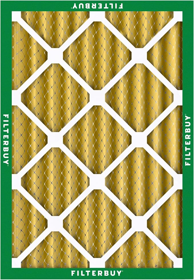 Filterbuy 23.25x29.25x4 Air Filter MERV 11 Superior Pet & Allergy Defense