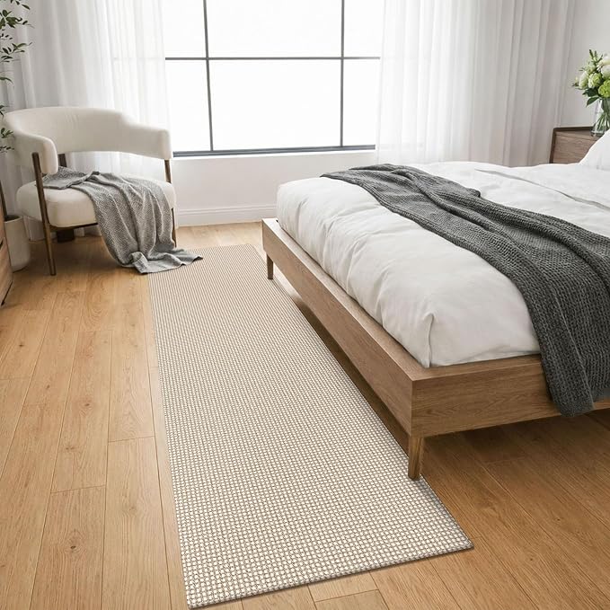 KOZYFLY Runners for Hallways 2x8 ft Washable Kitchen Runner Non Slip Rubber