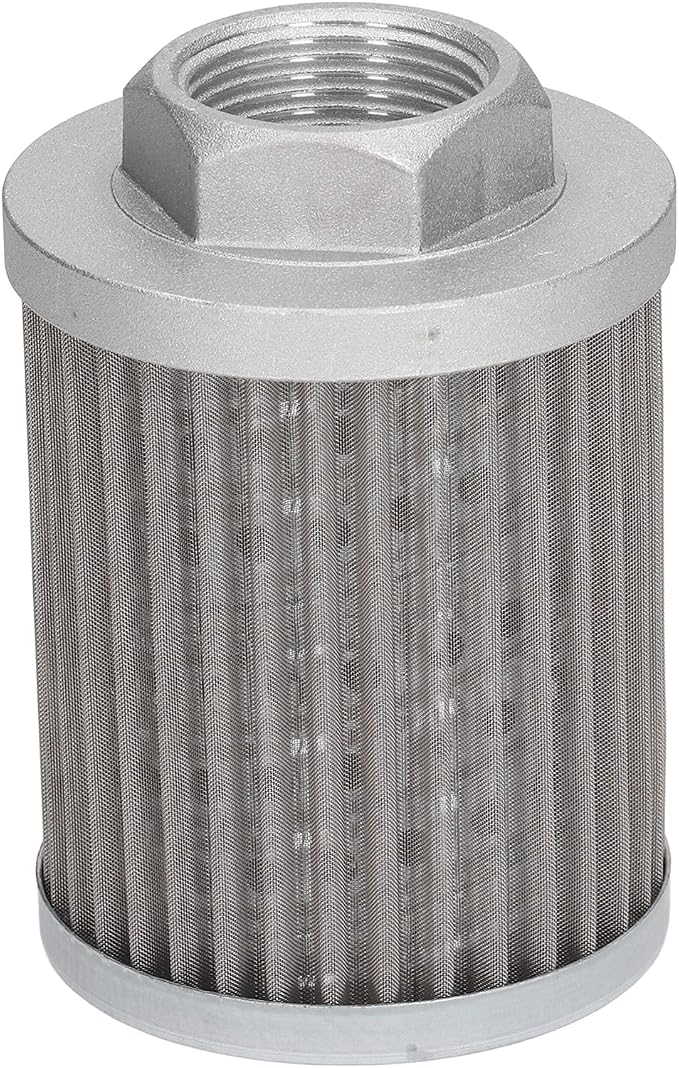 WALFRONT Hydraulic Suction Filter Stainless Steel Oil Filter 40LMin Rate