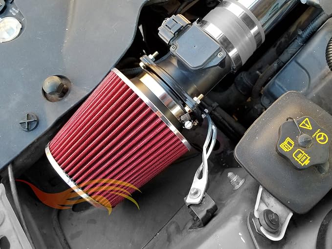 Rtunes Racing Universal Clamp-On Air Filter, Standard Cone, Dry Washable Design