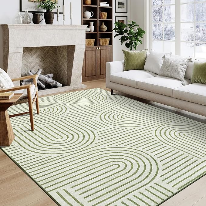 ROYHOME Washable Rug 6x9 Area Rugs