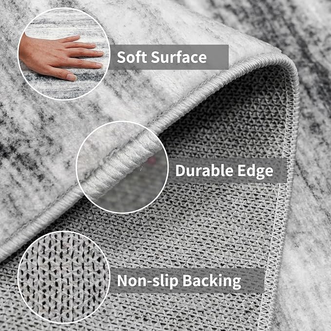 Washable Hallway Runner Rug for Home: Extra Long Runners for Entryway Living