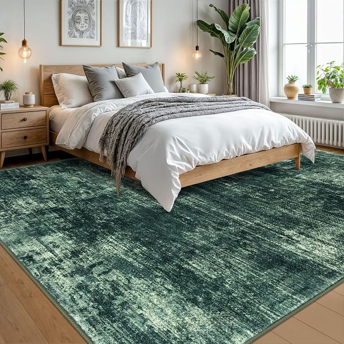 IOHOUZE Abstract Area Rugs 9x12 Ft Washable Large Rugs