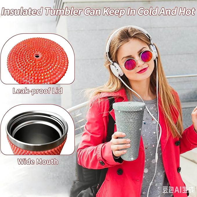 26oz Bling Rhinestone Tumbler
